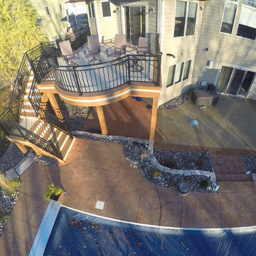 Curved Harvest Bronze Deck