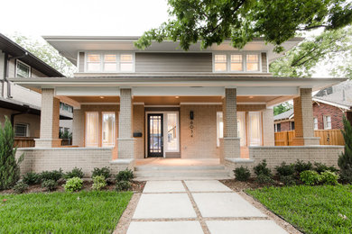 Home design - eclectic home design idea in Dallas
