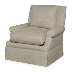 Sidney Skirted Chair - Armchairs And Accent Chairs