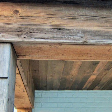 covered rear porch