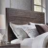 Bowery Hill Queen Solid Wood Storage Bed in Java