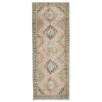 Rug N Carpet - Hand-knotted Anatolian 4' 8'' x 12' 2'' Rustic Runner Rug