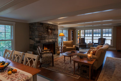 Elegant living room photo in Burlington