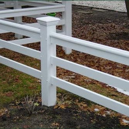 Custom Vinyl Post and Rail - Home Fencing And Gates