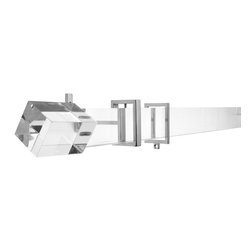 Acrylic Drapery Hardware - Curtain Rods