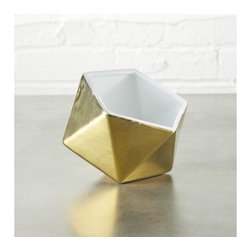 clarity gold bowl | CB2 - Baby And Kids