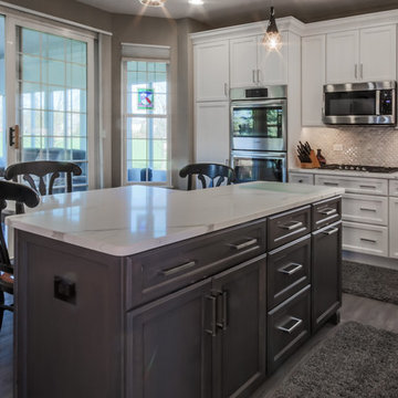 Outdated Kitchen gets a beautiful update!