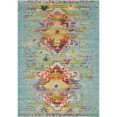 Buy Vita Contemporary 10x13 Rectangular Rug Turquoise