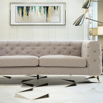 Chic Home Soho Sofa, Light Gray
