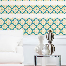 Elephant Paisley Stripe WallPops by Jonathan Adler Designer Wall Art - Products