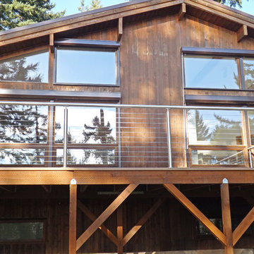 Quilcene, WA: Stainless Steel Round Railing System