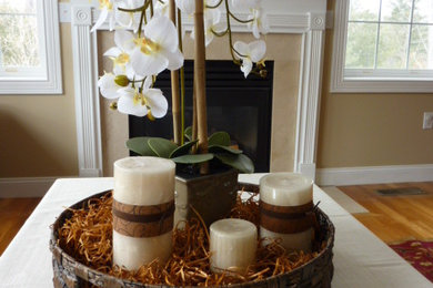 Example of a classic living room design in Boston