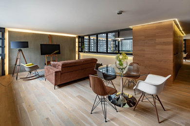 Example of a minimalist home design design in Mexico City