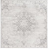 Safavieh Brentwood BNT802 Rug 11' Square Gray/Ivory Rug