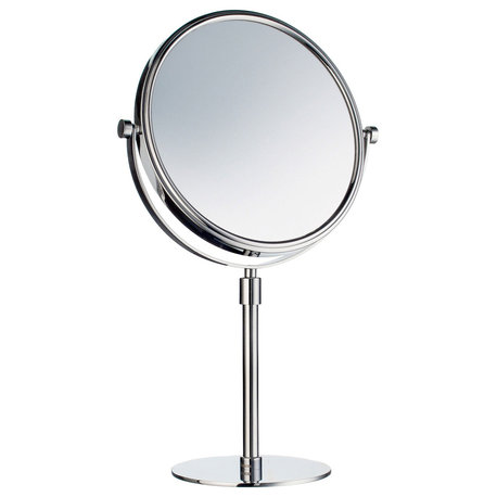 Outline Shaving/Make-Up Mirror Chrome