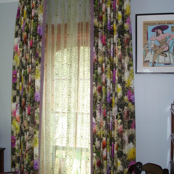 Pinch pleated