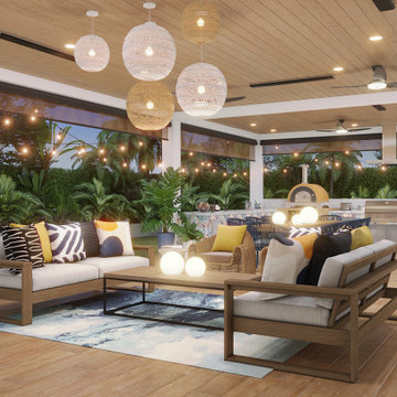 Modern Bright Patio Design