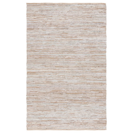 Safavieh Vintage Leather Collection VTL105 Rug, Beige, 4'x6'