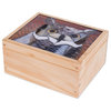 Novica Handmade Charming Owl Glass Mosaic Tea Box