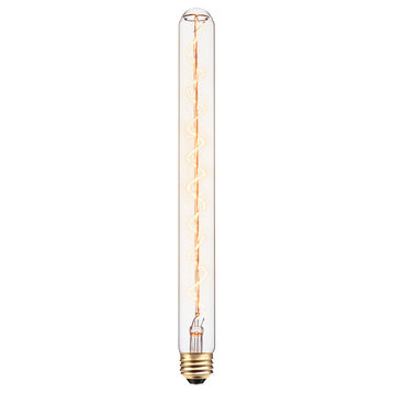 Oversized Vintage Tube 60W Clear Glass Dimmable Incandescent Light Bulb