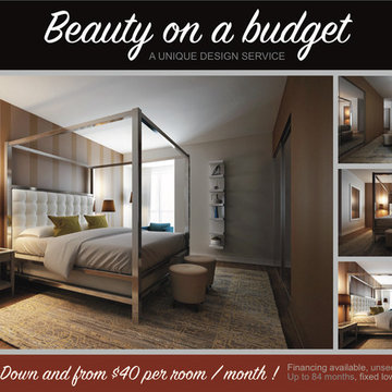 BEAUTY ON A BUDGET. Unique design service.