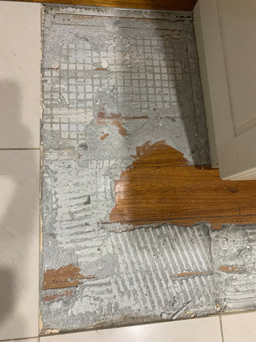 How to remove tile adhesive from floorboards Houzz AU