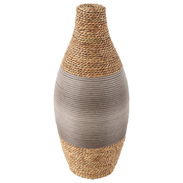 Natural Brown Seagrass Vase 564130