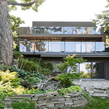 Rear facade - after
