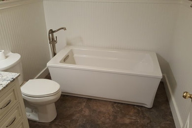 Elegant bathroom photo in Other