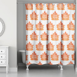 Fall Leaves Pattern 71x74 Shower Curtain - Products