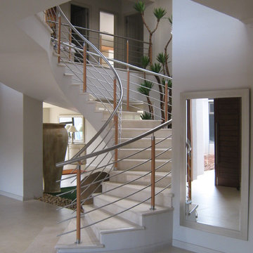 Stair cases installed by Status Stones