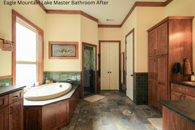Bathroom - craftsman bathroom idea in Dallas