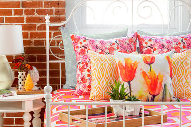 Example of a trendy bedroom design in Denver