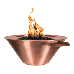 The Outdoor Plus - Cazo Fire and Water Bowl, Lc Certified Electronic Kit - Fire Pits