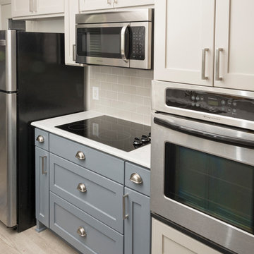 Tiny Kitchen and Bathroom