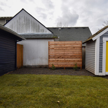 Privacy Slats and Step
