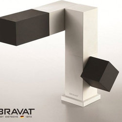 Bravat Contemporary single lever sink mixer contemp design - Bathroom Sink Faucets