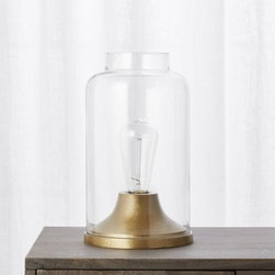 Cloche Brass Table Lamp | CB2 - Table Lamps