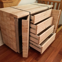 Lumber Stack Hidden Storage Cabinet - Accent Chests And Cabinets
