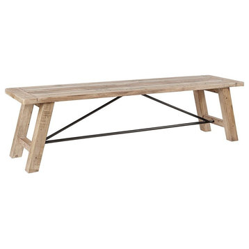 INK+IVY Sonoma Dining Bench, Natural