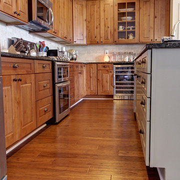 Aged Bourbon Antiqued Wide Plank Strand Eucalyptus Flooring