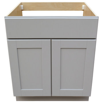 Sunny Wood GSB30S-A Grayson 30"W Double Door Sink Base Cabinet - Dove Gray