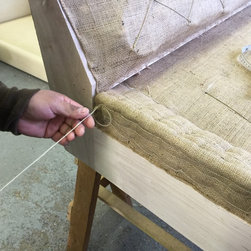 Stitching the edge roll - Furniture