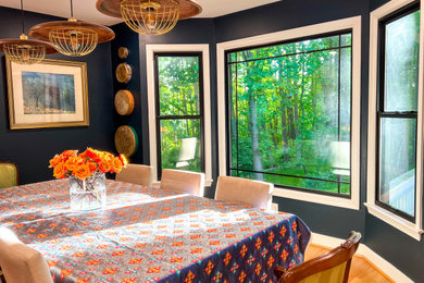 Example of an eclectic dining room design in DC Metro
