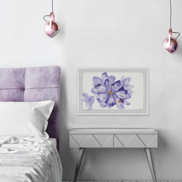 "Purple Triumph" Framed Painting Print