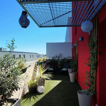 Une terrasse en ville de 25m2