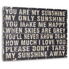 "You Are My Sunshine" Wall Art