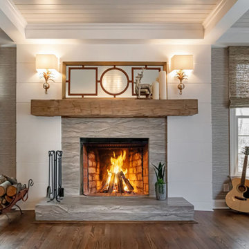 Westport Living Room Remodel with Book Nook