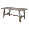 Dining Table in Distressed Mystic Gray