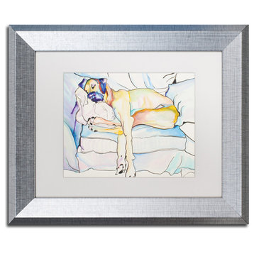 'Sleeping Beauty' Silver Framed Canvas Art by Pat Saunders-White